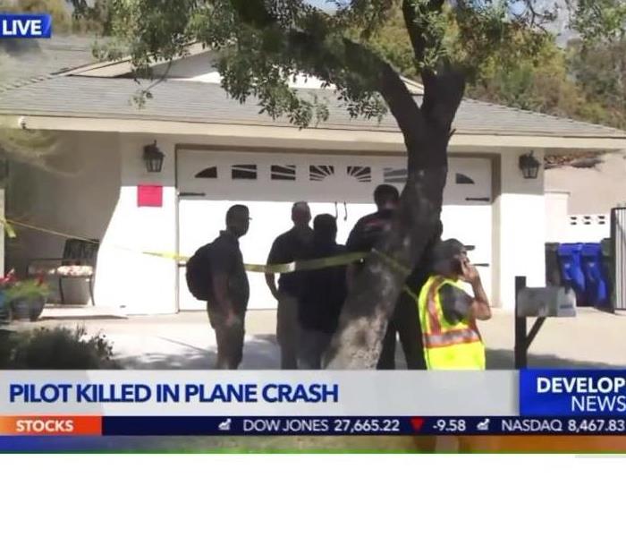 SERVPRO of Woodcrest / El Cerrito / Lake Mathews on-site at Upland Plane Crash